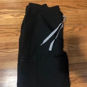 Figs Black Yola Scrub Pants Medium